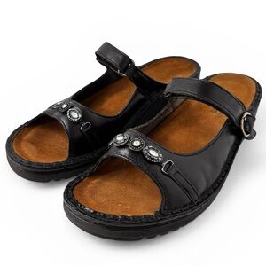 Naot Triton Comfort Sandals Womens Size 41 US 10 / 10.5 Cork Footbed, Adjustable